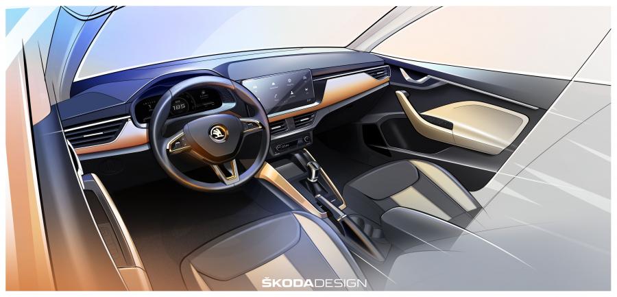 Эскиз Skoda Scala 2019 года  (WW) (фото 57 из 78)